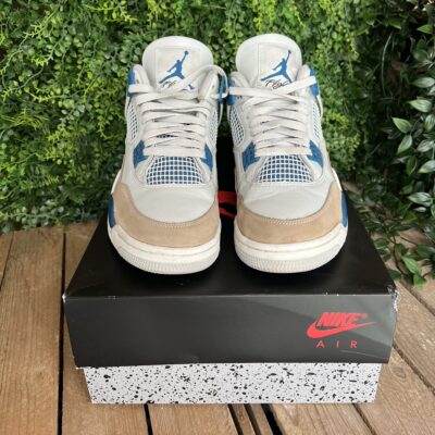 Jordan 4 military blue (Taille 44) – Image 3