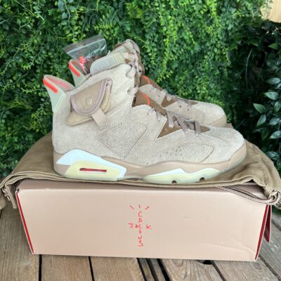 Jordan 6 Travis Scott british khaki (Taille 42) – Image 2