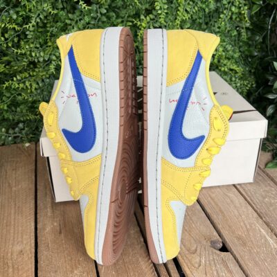 Jordan 1 low Travis Scott Canary Yellow (Taille 45) – Image 7
