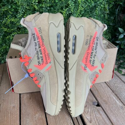 Air max 90 Off White desert (Taille 45,5) – Image 7