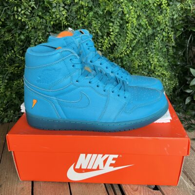Jordan 1 High Gatorade Blue (Taille 44,5) – Image 2
