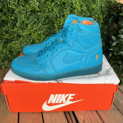 Jordan 1 High Gatorade Blue (Taille 44,5) – Image 4