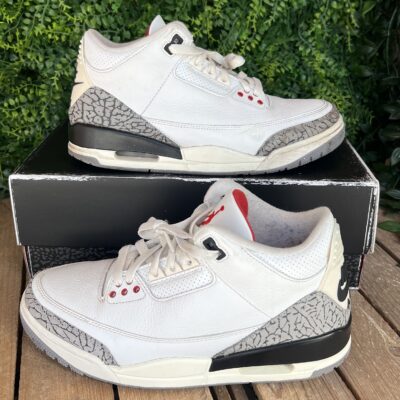 Jordan 3 White Cement Reimagined (Taille 42)