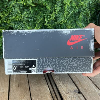 Jordan 3 White Cement Reimagined (Taille 42) – Image 10