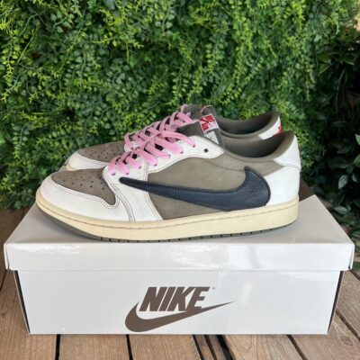 Jordan 1 Low Travis Scott Medium Olive (Taille 43) – Image 4