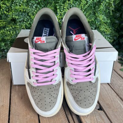 Jordan 1 Low Travis Scott Medium Olive (Taille 43) – Image 6