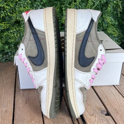 Jordan 1 Low Travis Scott Medium Olive (Taille 43) – Image 7