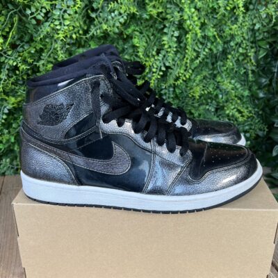 Jordan 1 Patent Black (Taille 45) – Image 2