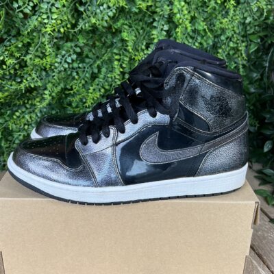 Jordan 1 Patent Black (Taille 45) – Image 4