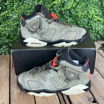 Jordan 6 Travis Scott olive (Taille 36)