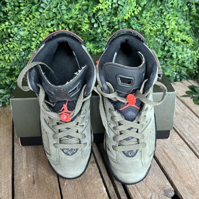 Jordan 6 Travis Scott olive (Taille 36) – Image 6