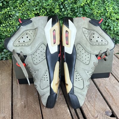 Jordan 6 Travis Scott olive (Taille 36) – Image 7