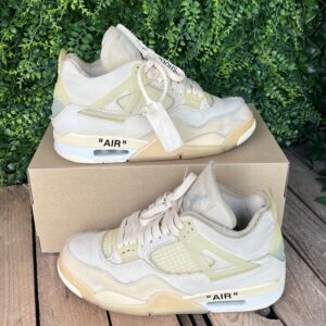 Jordan 4 Off White Sail (Taille 39)