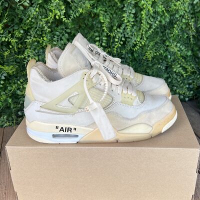 Jordan 4 Off White Sail (Taille 39) – Image 2