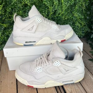 Jordan 4 White Canvas (Taille 44,5)