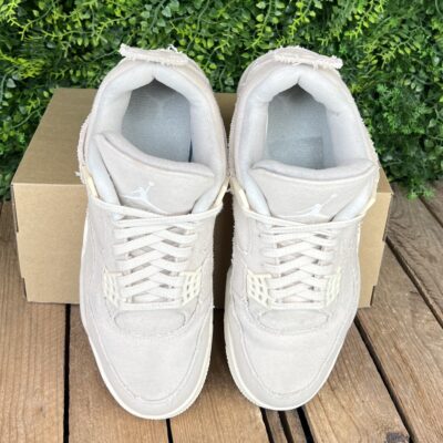 Jordan 4 White Canvas (Taille 41) – Image 6
