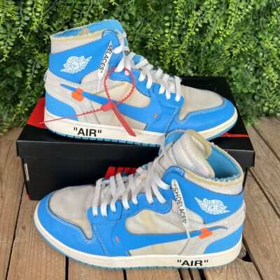 Jordan 1 High Off White UNC (Taille 45)