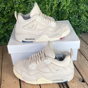 Jordan 4 White Canvas (Taille 38)