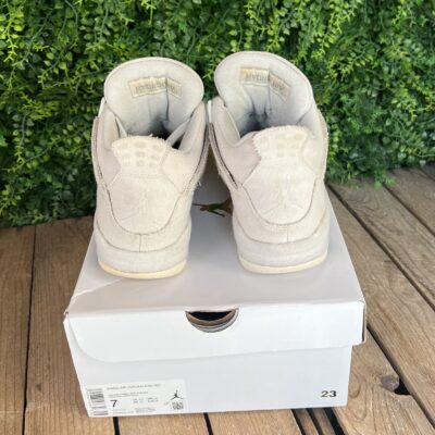 Jordan 4 White Canvas (Taille 38) – Image 5