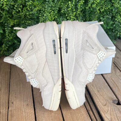 Jordan 4 White Canvas (Taille 38) – Image 7