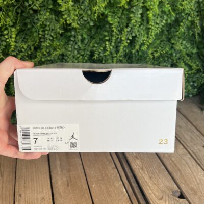 Jordan 4 White Canvas (Taille 38) – Image 10