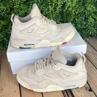 Jordan 4 White Canvas (Taille 39)