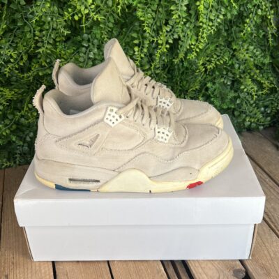 Jordan 4 White Canvas (Taille 39) – Image 2