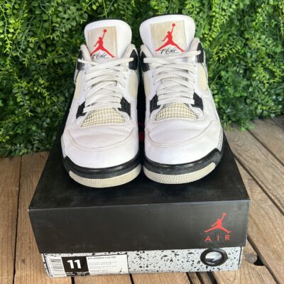 Jordan 4 white cement 2016 (Taille 45) – Image 3