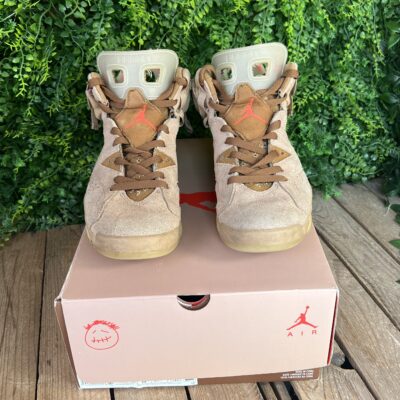 Jordan 6 Travis Scott British Khaki (Taille 41) – Image 3
