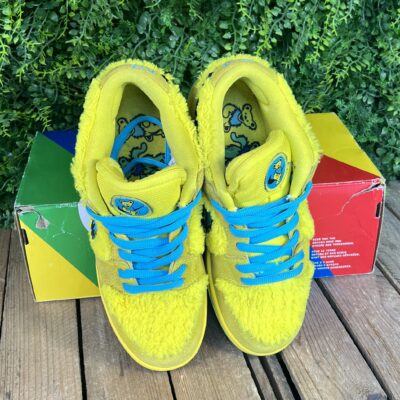 Nike SB Dunk Low Grateful Bear Yellow (Taille 40) – Image 6