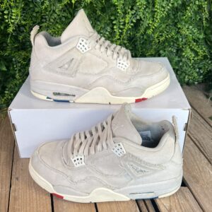Jordan 4 White Canvas (Taille 44)